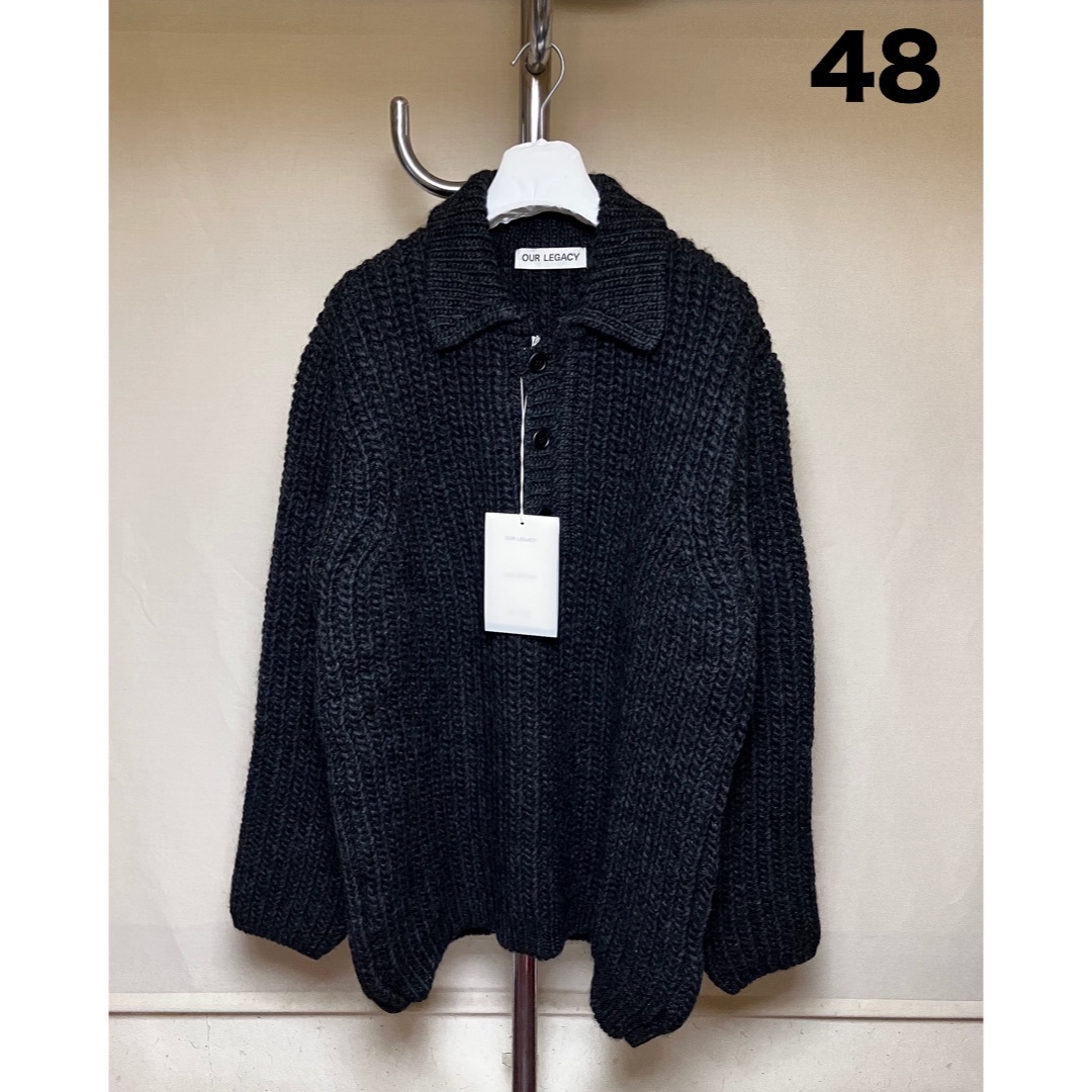 新品 48 22AW OUR LEGACY チャンキーニット グレー 5395Hiro1313アウア