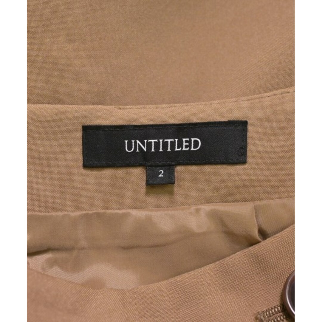 UNTITLED(アンタイトル)のUNTITLED アンタイトル ロング・マキシ丈スカート 2(M位) ベージュ 【古着】【中古】 レディースのスカート(ロングスカート)の商品写真