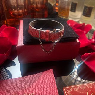 カルティエ(Cartier)のcartier  ブレスレット　赤　希少(ブレスレット/バングル)