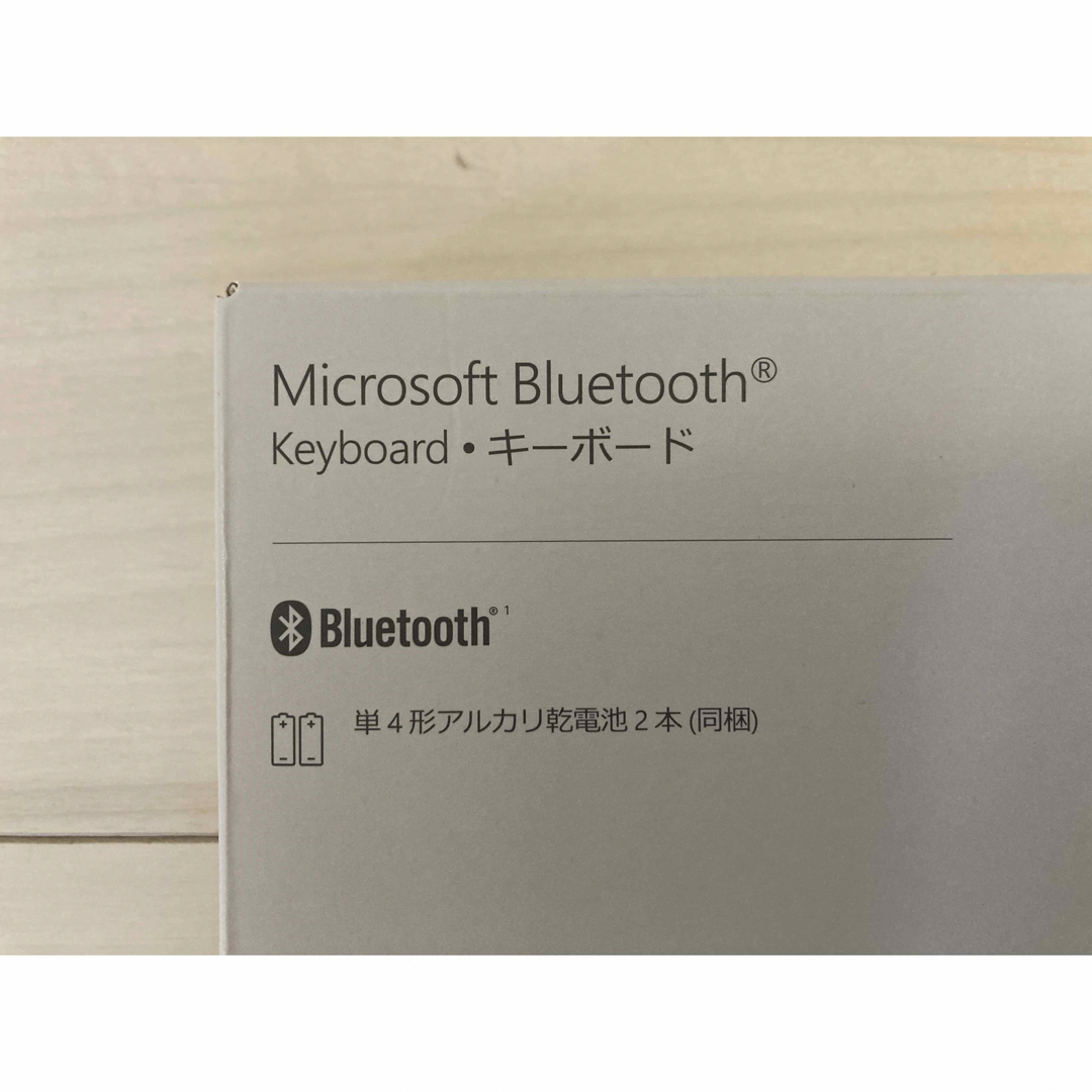 Microsoft(マイクロソフト)のBluetooth Keyboard QSZ-00019 ブラック スマホ/家電/カメラのPC/タブレット(PC周辺機器)の商品写真