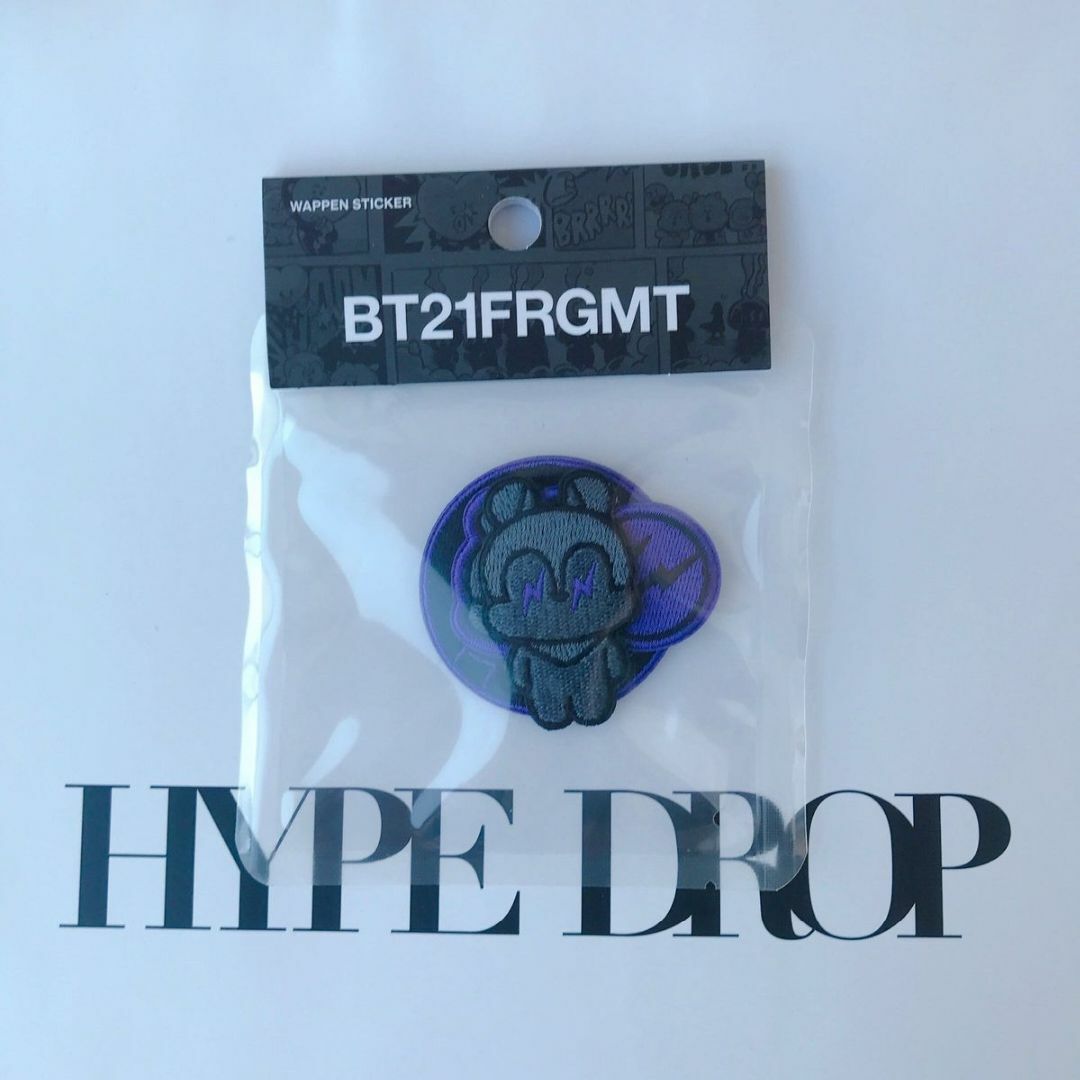 BT21 x FRAGMENT : MANG : ワッペン \u0026 バッジ セット