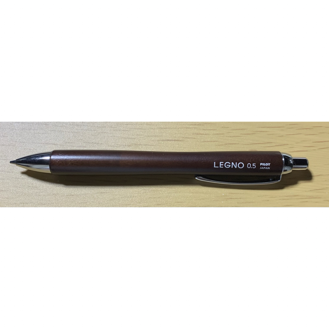 PILOT(パイロット)のPilot LEGNO レグノ 木軸シャープペン 0.5mm【ダークブラウン】 インテリア/住まい/日用品の文房具(ペン/マーカー)の商品写真