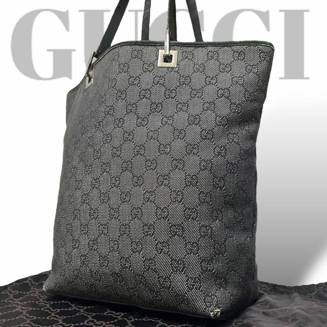 Gucci - 良品 グッチ トートバッグ ショルダーバッグ GG柄 キャンバス