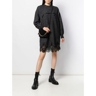 エストネーション(ESTNATION)のGIVENCHY◆レースニットドレス(ひざ丈ワンピース)