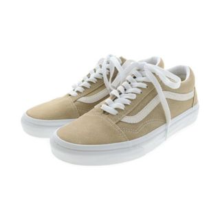 ヴァンズ(VANS)のVANS バンズ スニーカー 24.5cm ベージュx白 【古着】【中古】(スニーカー)