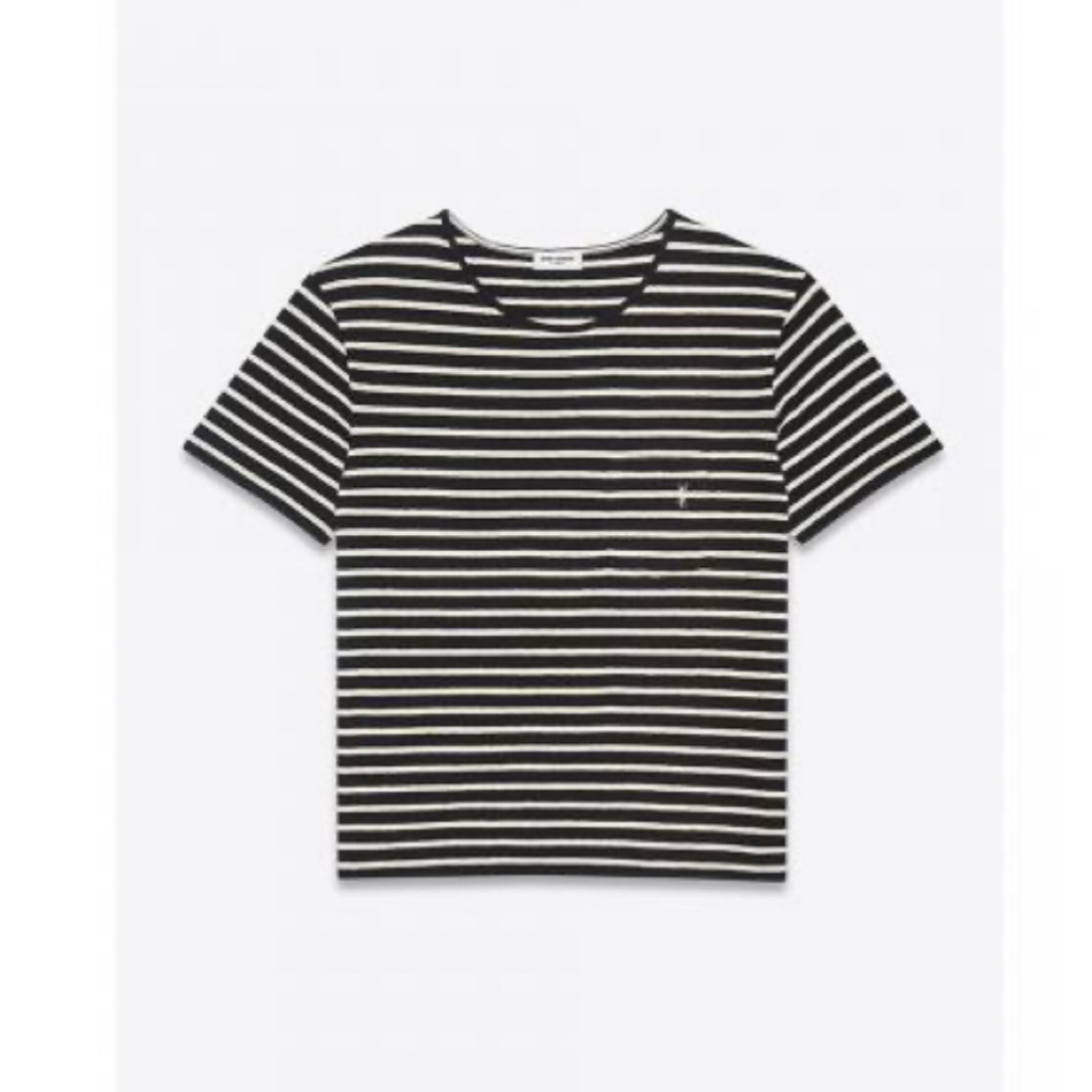 Yves Saint Laurent(イヴサンローラン)の本日値引き終了Saint Laurent サンローラン　ボーダーTシャツ メンズのトップス(Tシャツ/カットソー(半袖/袖なし))の商品写真