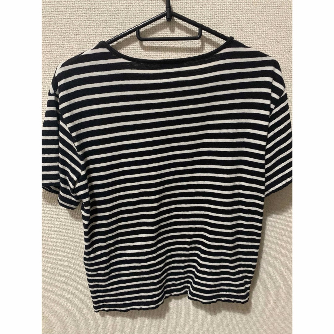 Yves Saint Laurent(イヴサンローラン)の本日値引き終了Saint Laurent サンローラン　ボーダーTシャツ メンズのトップス(Tシャツ/カットソー(半袖/袖なし))の商品写真