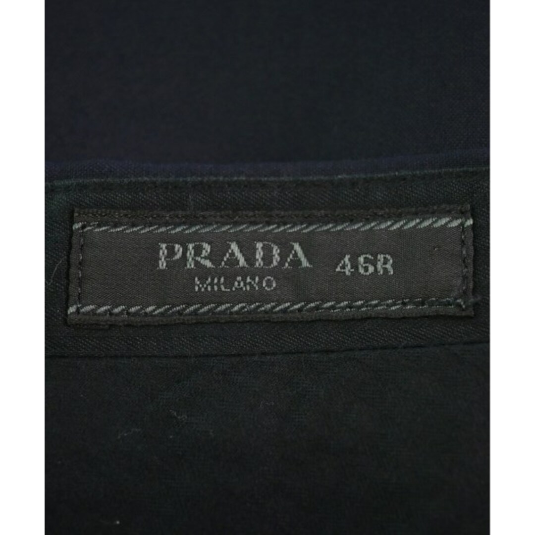 PRADA(プラダ)のPRADA プラダ スラックス 46(M位) 紺 【古着】【中古】 メンズのパンツ(スラックス)の商品写真