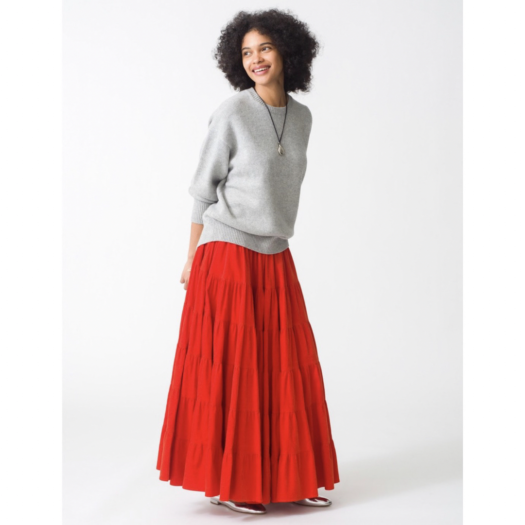 Ron Herman(ロンハーマン)の✨新品未使用✨ロンハーマンCorduroy Tiered Skirt レディースのスカート(ロングスカート)の商品写真