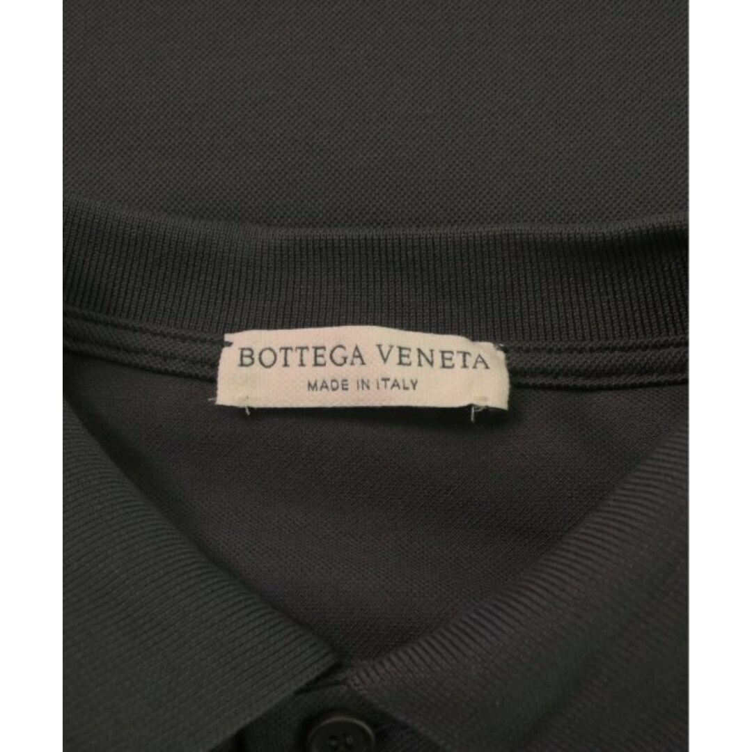 Bottega Veneta(ボッテガヴェネタ)のBOTTEGA VENETA ボッテガベネタ ポロシャツ 58(XL位) 黒 【古着】【中古】 メンズのトップス(ポロシャツ)の商品写真