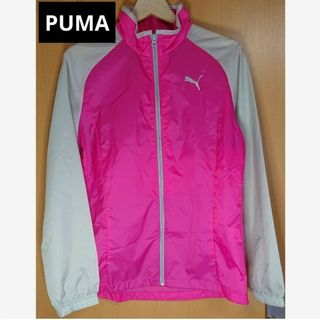 プーマ(PUMA)のPUMA ﾅｲﾛﾝ製 ﾄﾚｰﾆﾝｸﾞｳｪｱ Lｻｲｽﾞ上 裏ﾒｯｼｭ ﾋﾟﾝｸ(ナイロンジャケット)