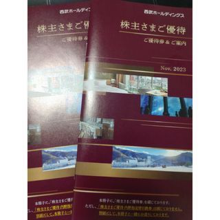 セイブヒャッカテン(西武百貨店)の西武ホールディングス　株主さまご優待　冊子　2冊(その他)