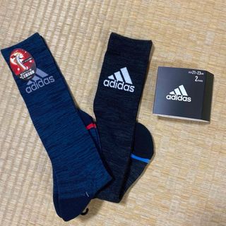 アディダス(adidas)のアディダス キッズハイソックス21-23cm(靴下/タイツ)