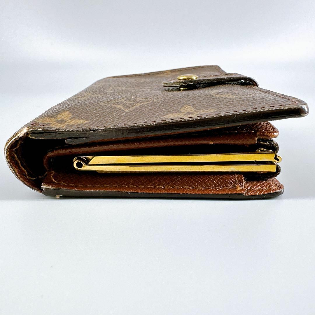 LOUIS VUITTON(ルイヴィトン)の美品 LOUISVUITTON モノグラム ヴィエノワ がま口 2つ折り PVC レディースのファッション小物(財布)の商品写真