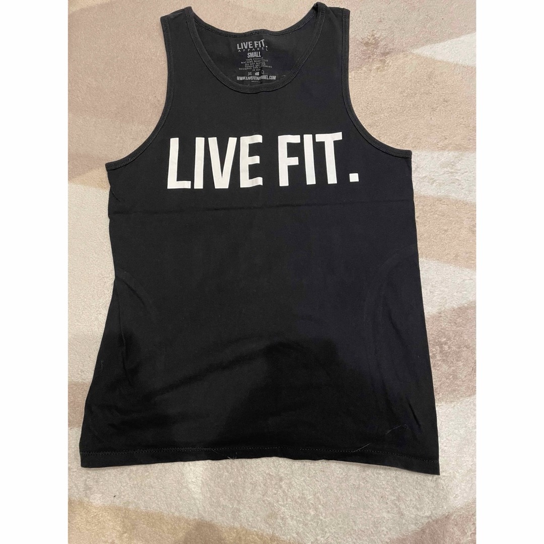 LIVE FIT タンクトップ　リブフィット　S メンズのトップス(タンクトップ)の商品写真