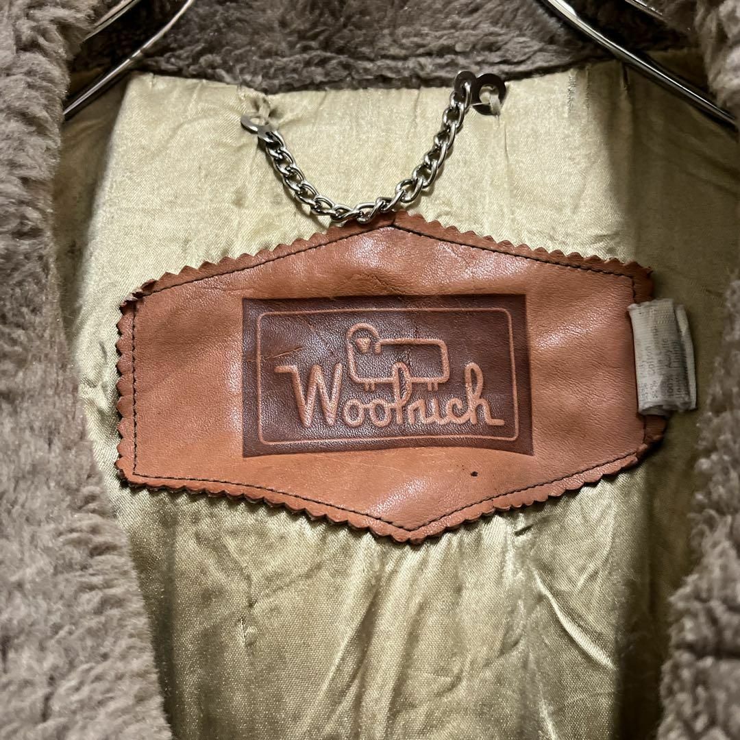 WOOLRICH(ウールリッチ)のウールリッチ USA製ボアコート ベージュ wool rich メンズのジャケット/アウター(モッズコート)の商品写真