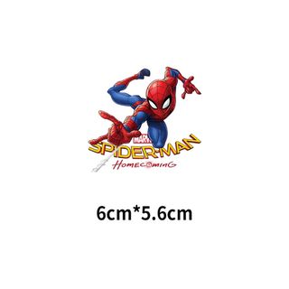 マーベルMARVEl アイロンプリントワッペン転写シート　スパイダーマン一枚(型紙/パターン)