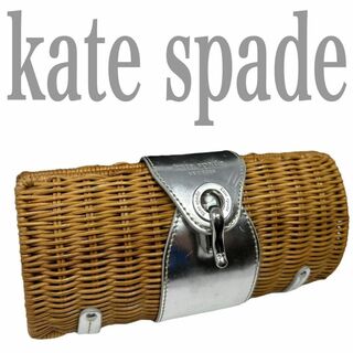 ケイトスペードニューヨーク(kate spade new york)のkate spade　クラッチバッグ　かごバッグ　ポーチ　a0083(ボディバッグ/ウエストポーチ)