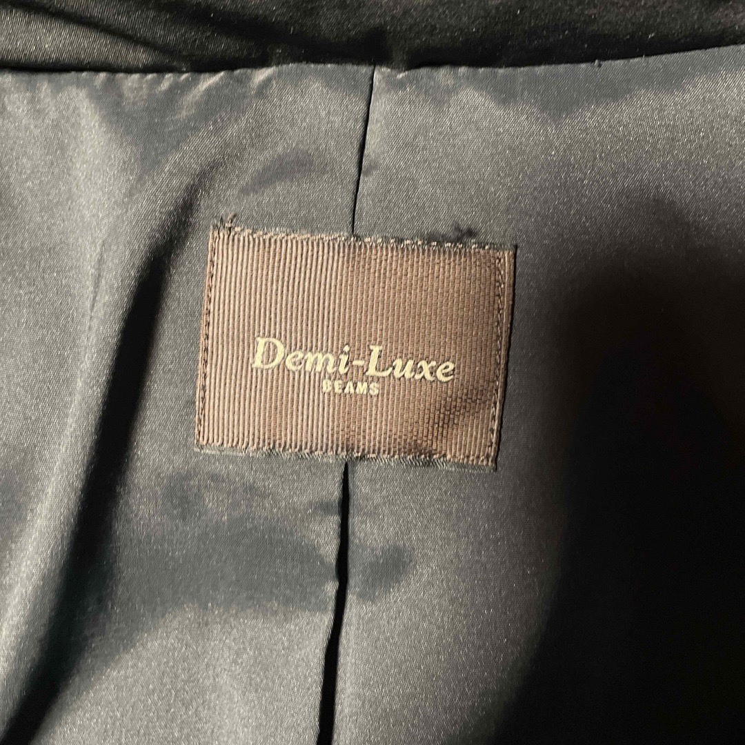 Demi-Luxe BEAMS(デミルクスビームス)のemi-Luxe BEAMS】フォックスファーロングダウンコート　ブラック レディースのジャケット/アウター(ダウンコート)の商品写真