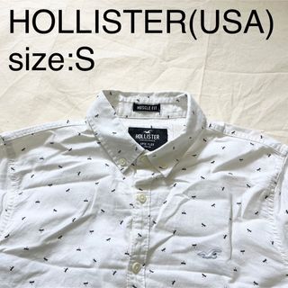 ホリスター(Hollister)のHOLLISTER(USA)ビンテージコットン総柄BDシャツ(シャツ)