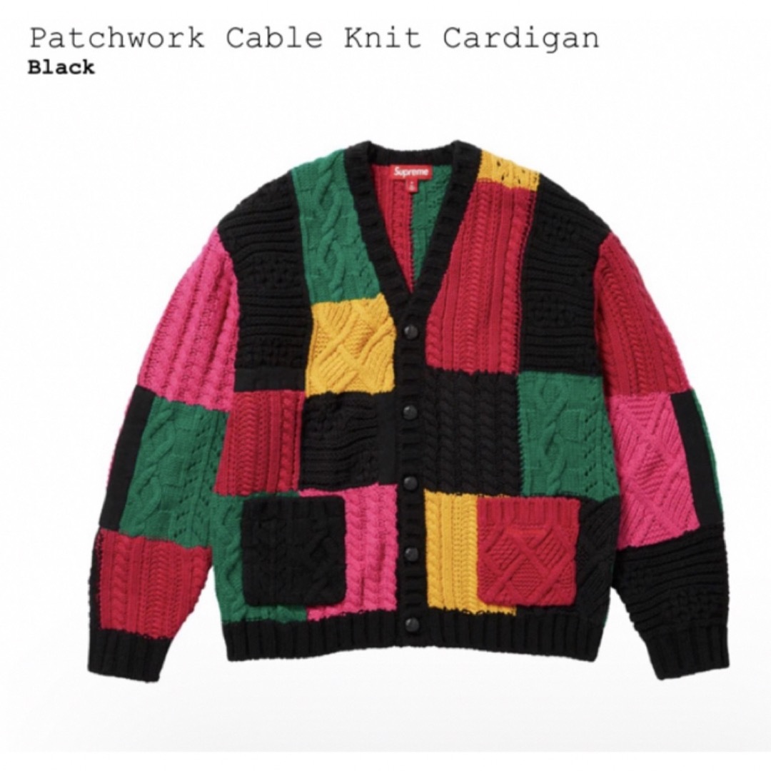 Supreme(シュプリーム)のshto様専用Patchwork Cable Knit Cardigan XL メンズのトップス(カーディガン)の商品写真