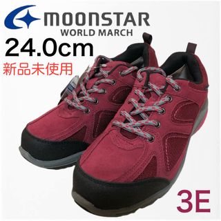 ムーンスター(MOONSTAR )の新品/moonstar WORLD MARCHレディーススニーカー RED(スニーカー)