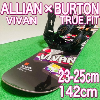 アライアン(ALLIAN)のALLIAN VIVAN × BURTON TRUE FIT スノーボード (ボード)