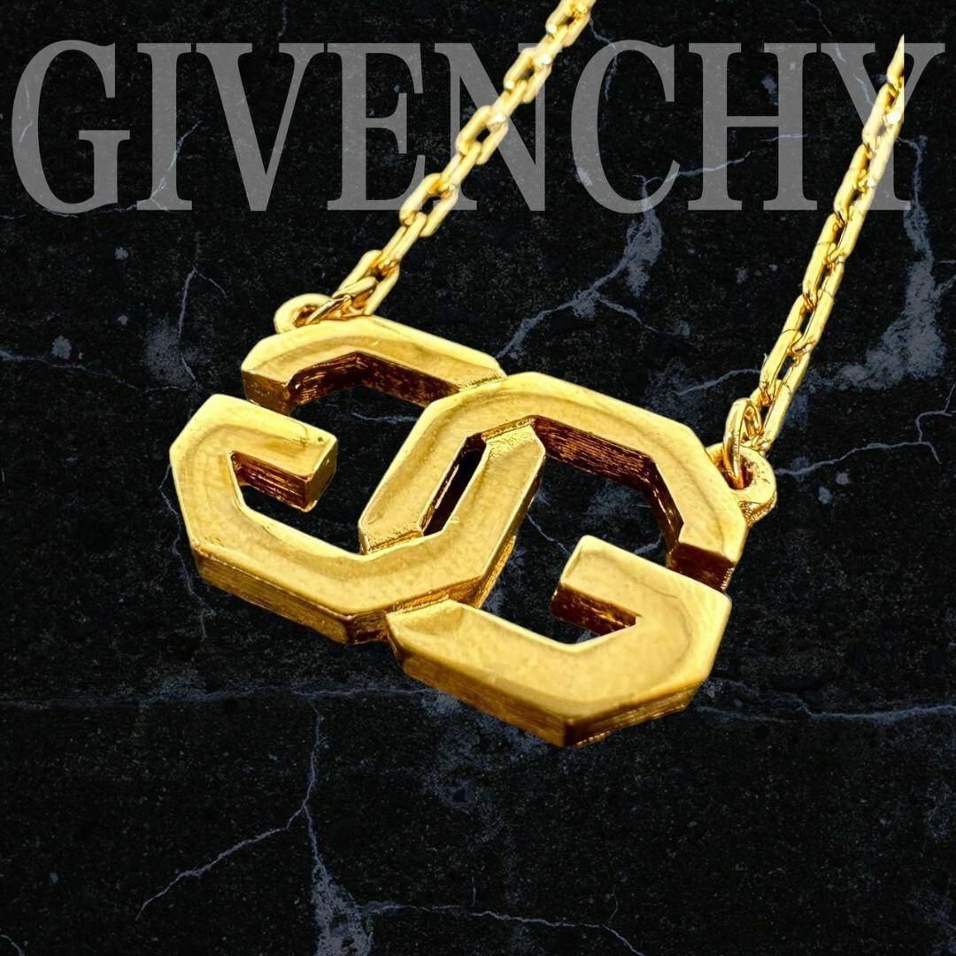 レディースジバンシー　GIVENCHY　Gロゴ　ネックレス　ゴールド　a0076