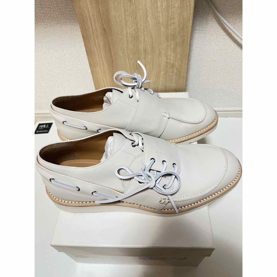 Maison Martin Margiela(マルタンマルジェラ)の新品Maison Margiela マルジェラ　アシンメトリ　デッキシューズ44 メンズの靴/シューズ(スリッポン/モカシン)の商品写真