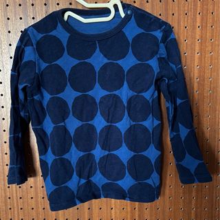 マリメッコ(marimekko)のマリメッコ　ユニクロ　コラボ　ベビー　ロンT 100  長袖(Tシャツ/カットソー)