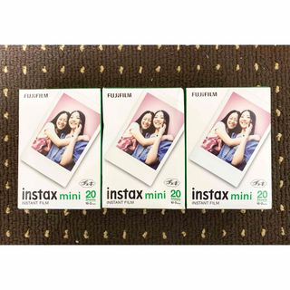 フジフイルム(富士フイルム)の新品　チェキ用フィルム 20枚入x3箱　instax mini (フィルムカメラ)