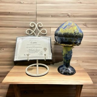 超特価SALE開催! 証明書】エミールガレ 二灯ランプ 被せガラス カメオ彫り 蜻蛉紋 その他