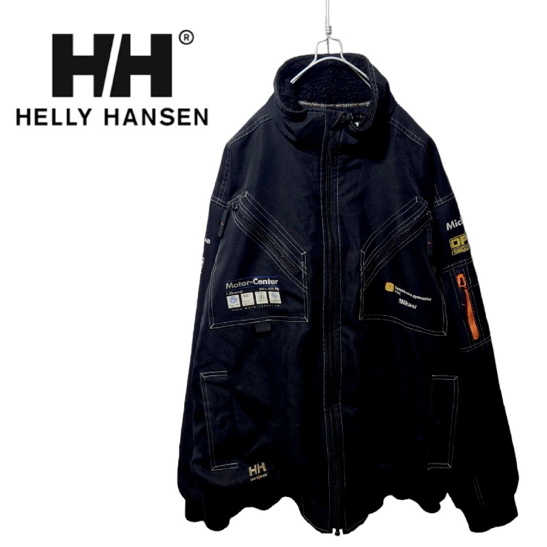 HELLY HANSEN - 【HELLY HANSEN】企業ロゴ レーシングジャケット A-1496