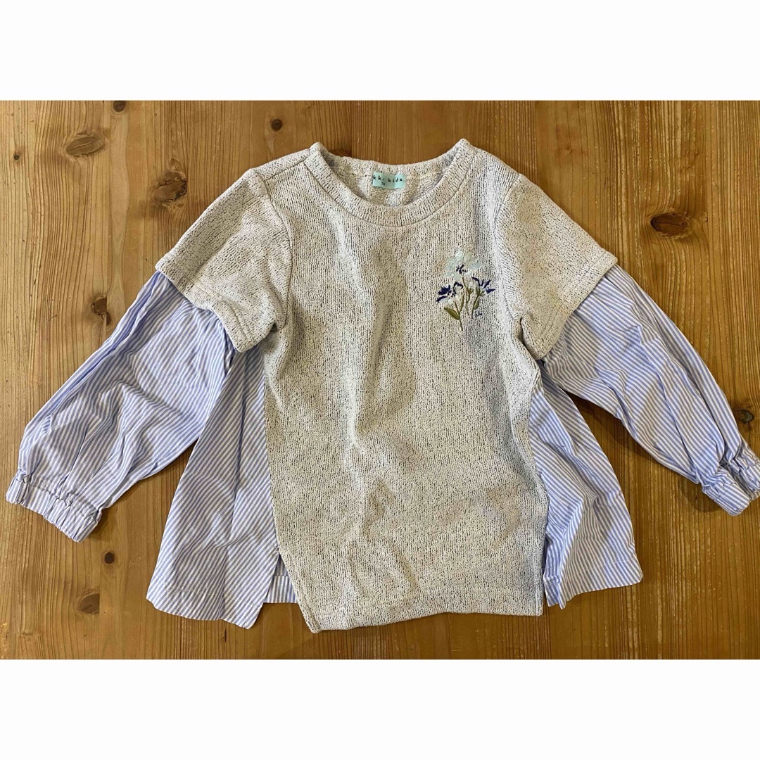 hakka kids(ハッカキッズ)のハッカキッズ  長袖 トップス サイズ120  キッズ/ベビー/マタニティのキッズ服女の子用(90cm~)(Tシャツ/カットソー)の商品写真