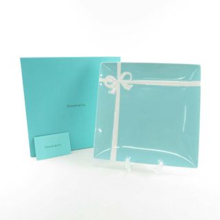 ティファニー(Tiffany & Co.)の未使用 TIFFANY＆Co. ティファニー ブルーボックス 2548 6013 プレート 1枚 24cm スクエア 四角皿 SY7499L (食器)