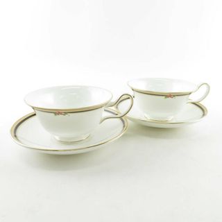 ウェッジウッド(WEDGWOOD)の美品 WEDGWOOD ウェッジウッド CLIO クリオ ティーカップ＆ソーサー 2客 ピオニー ペア 壺ロゴ スクラッチキズ SY7550B2 (グラス/カップ)