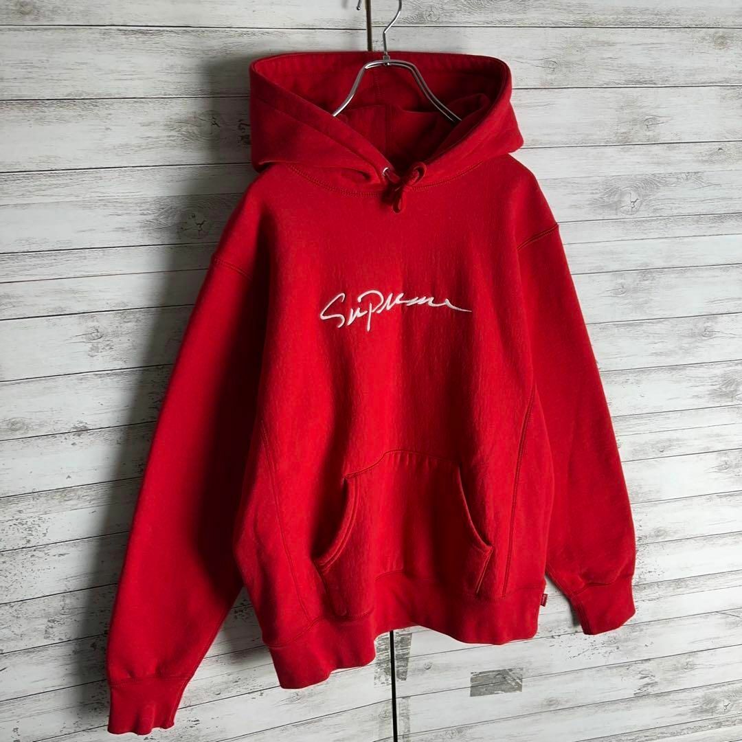 Supreme - 8437【希少カラー】シュプリーム☆刺繍ロゴ肉厚人気デザイン