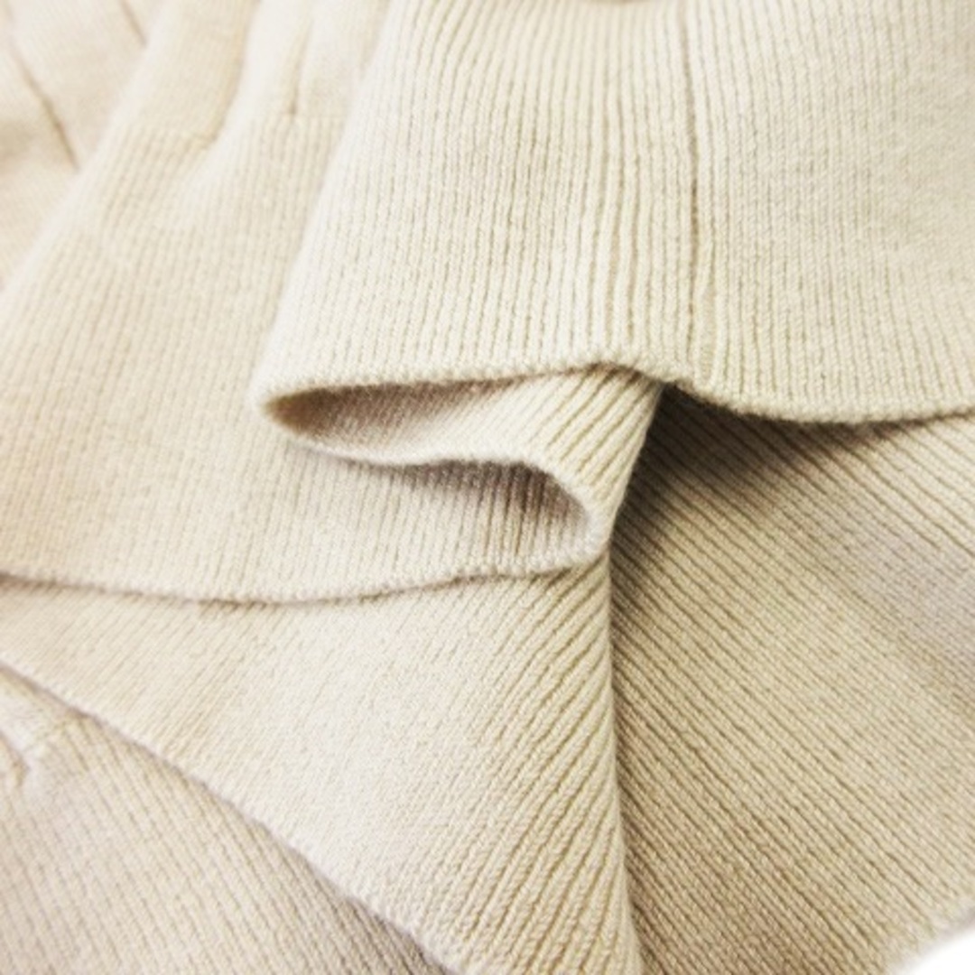 SHIPS(シップス)のシップス ニット セーター タートル 長袖 リブ 絹 カシミア混 38 ベージュ レディースのトップス(ニット/セーター)の商品写真
