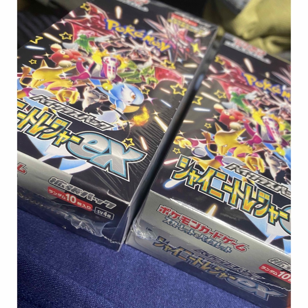 セール特価 シャイニートレジャーex 2BOX シュリンク付き新品未開封 ポケモンカードゲーム