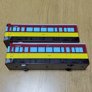 京阪電車　貯金箱　おもちゃ　2台(電車のおもちゃ/車)