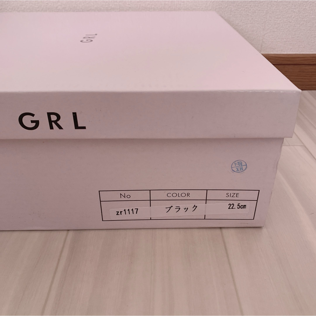 GRL(グレイル)のGRL スクエアトゥ厚底レザーローファー レディースの靴/シューズ(ローファー/革靴)の商品写真