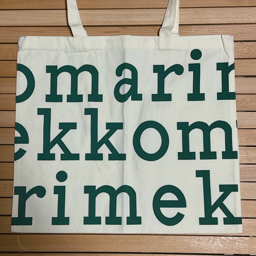 marimekko(マリメッコ)の★希少・緑★ マリメッコ ノベルティ トートバック レディースのバッグ(トートバッグ)の商品写真