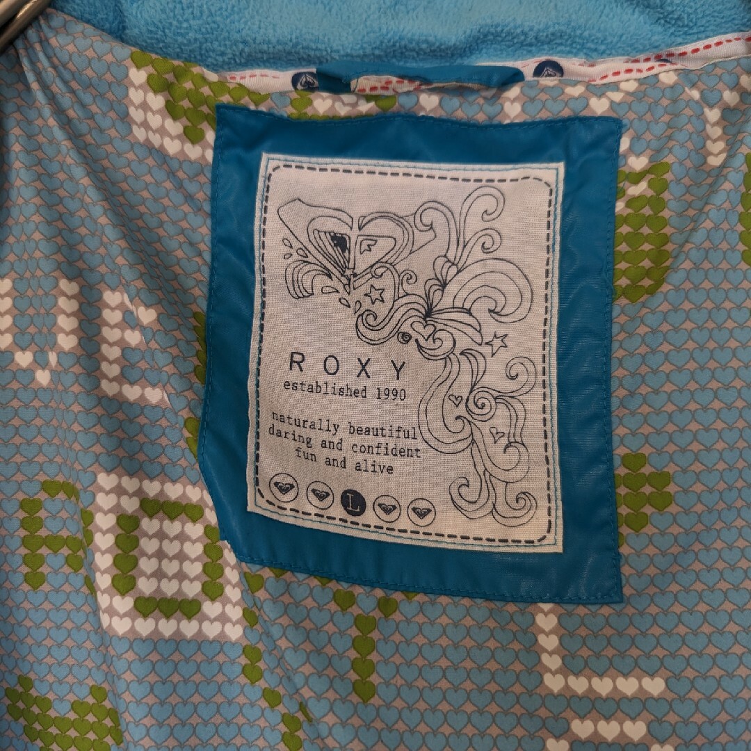 Roxy(ロキシー)のSALE【ロキシー】ROXY ダウン ジャンパー  アウター ドット フード付 レディースのジャケット/アウター(ダウンジャケット)の商品写真