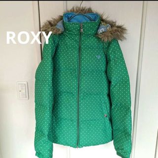 ロキシー(Roxy)のSALE【ロキシー】ROXY ダウン ジャンパー  アウター ドット フード付(ダウンジャケット)