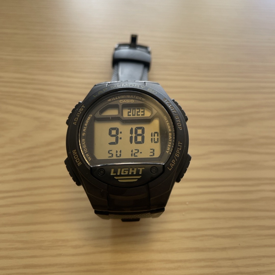 CASIO(カシオ)のカシオCASIO W-734 J-9AJF ブラック  メンズの時計(腕時計(デジタル))の商品写真