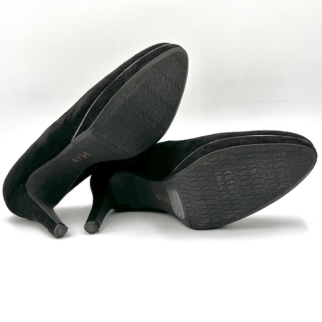 DIANA(ダイアナ)のDIANA ダイアナ ハイヒール パンプス スエード ブラック 23.5㎝ レディースの靴/シューズ(ハイヒール/パンプス)の商品写真