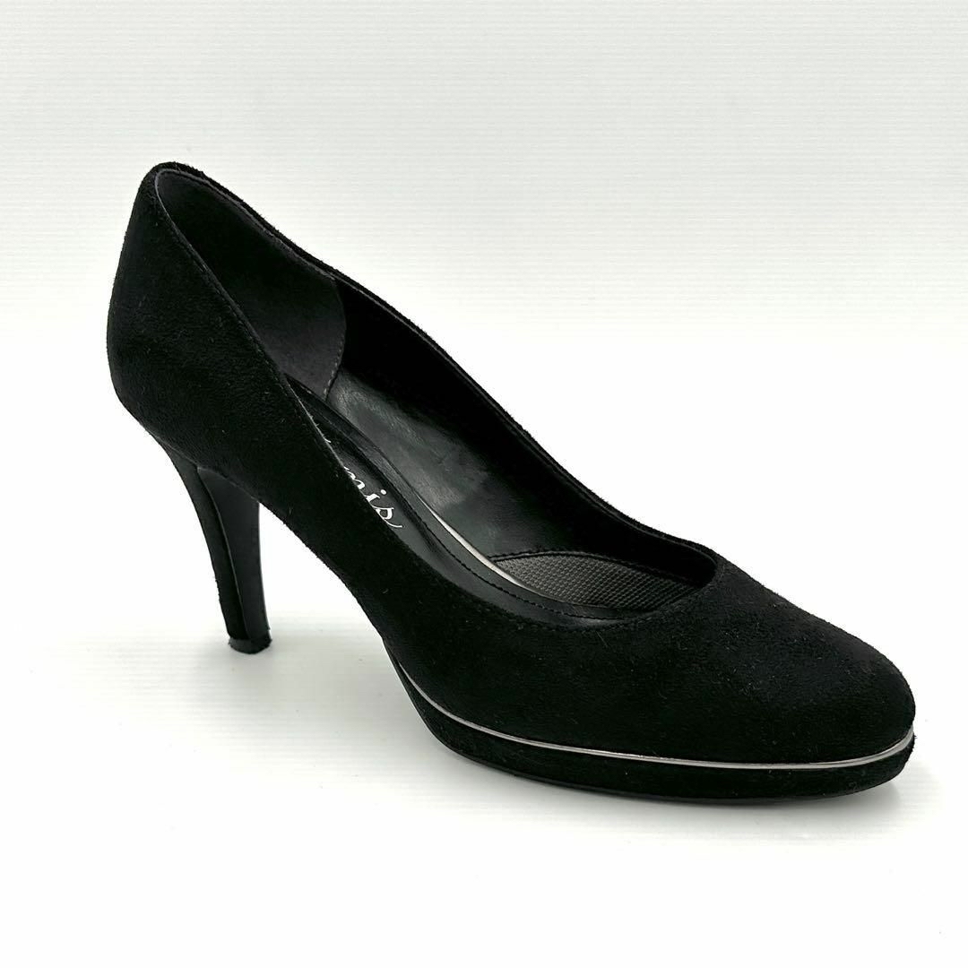 DIANA(ダイアナ)のDIANA ダイアナ ハイヒール パンプス スエード ブラック 23.5㎝ レディースの靴/シューズ(ハイヒール/パンプス)の商品写真