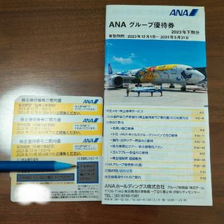 エーエヌエー(ゼンニッポンクウユ)(ANA(全日本空輸))のANA株主優待券 3枚(航空券)