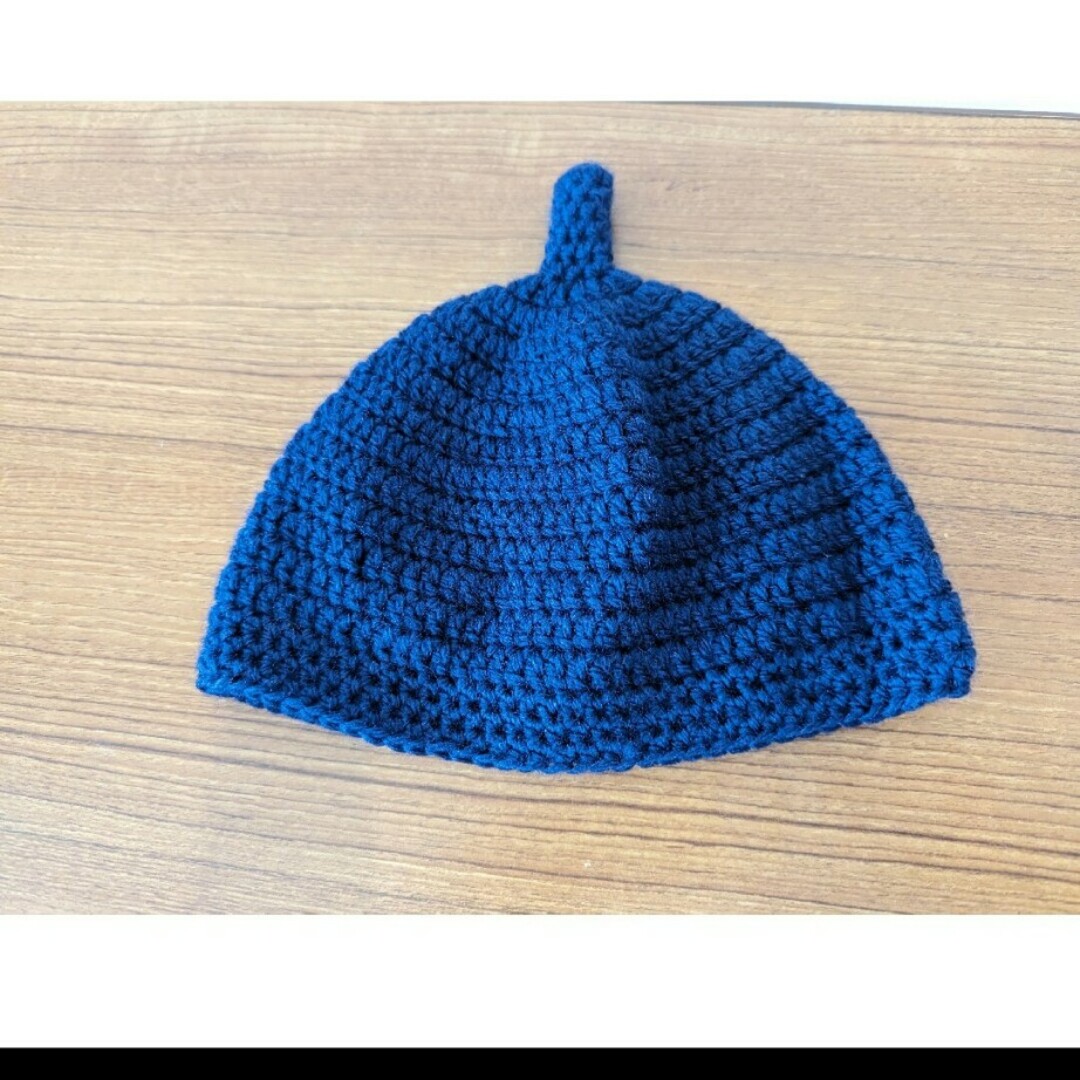 どんぐり帽子 ニット帽 ハンドメイド 子供 キッズ １点物 手編み 帽子