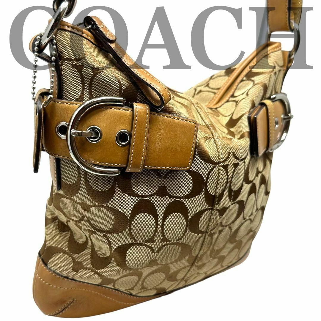 COACH(コーチ)のコーチ　COACH ショルダーバッグ　シグネチャー　キャンバス　a0172 レディースのバッグ(ショルダーバッグ)の商品写真